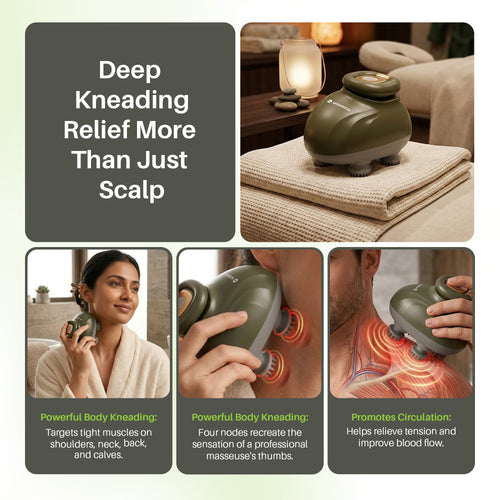Smart Scalp Massager for Stress Relief & Relaxation