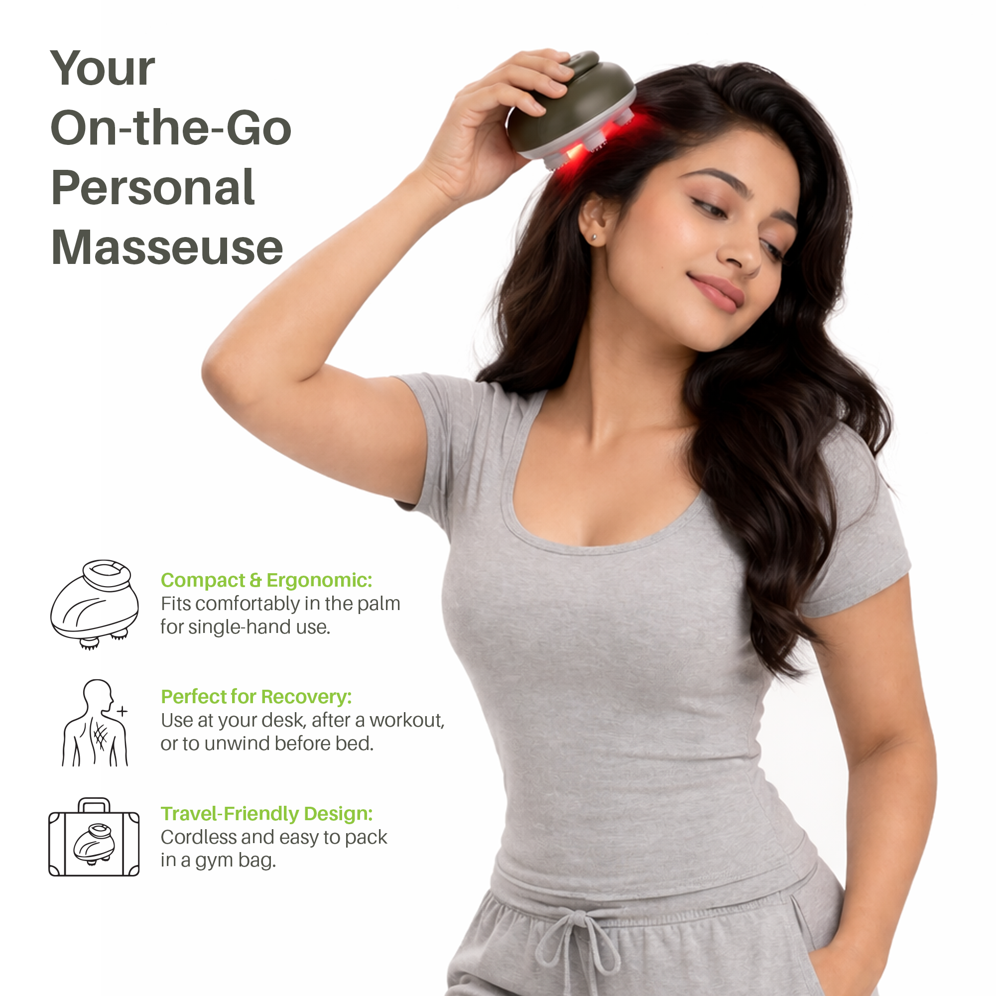 Smart Scalp Massager for Stress Relief & Relaxation