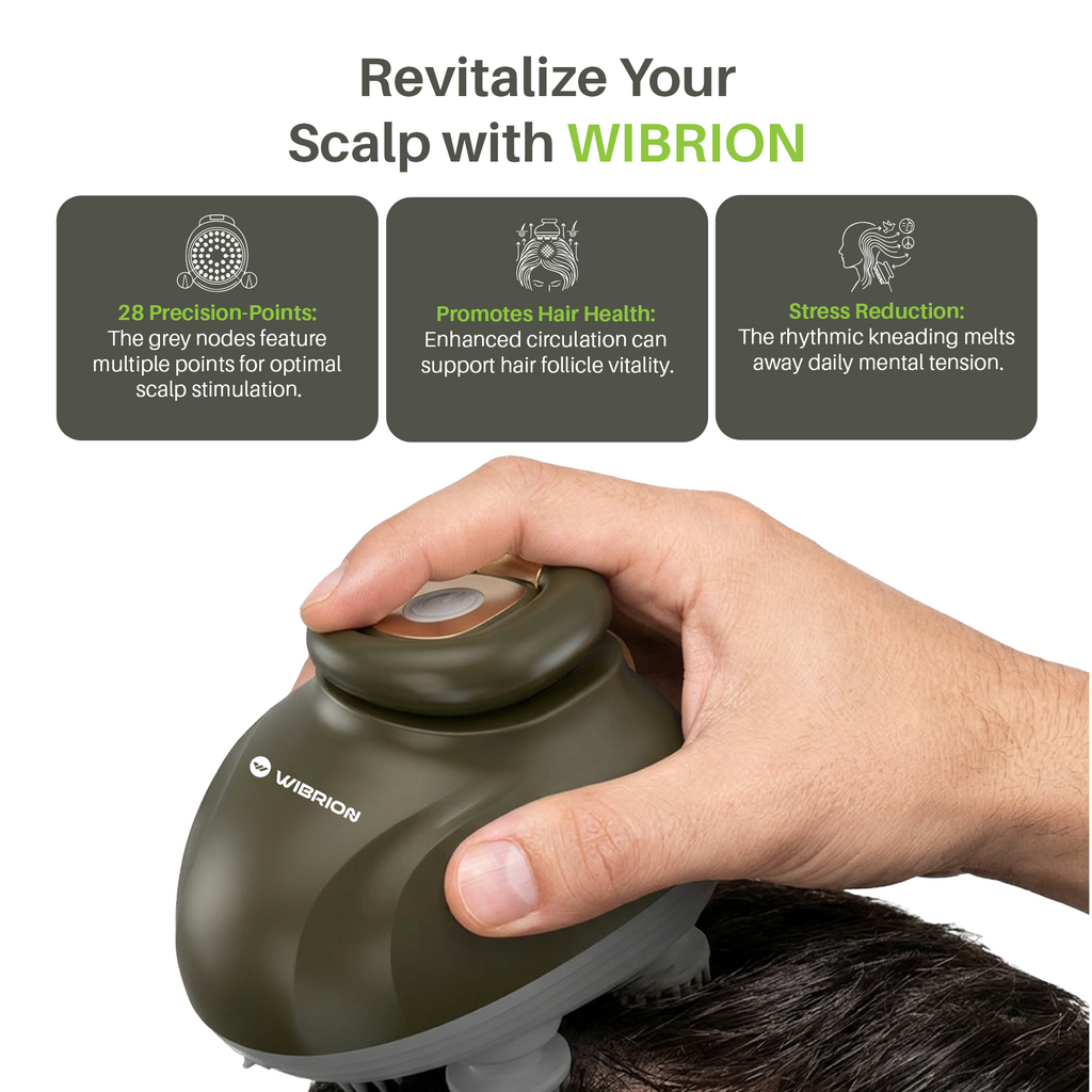 Smart Scalp Massager for Stress Relief & Relaxation