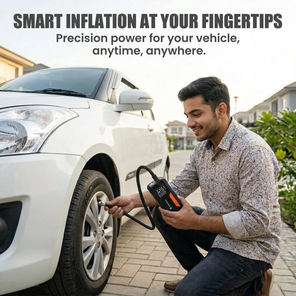Wibrion Portable Tire Inflator Kit